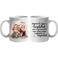 Karácsonyi cuki barátnős bögre