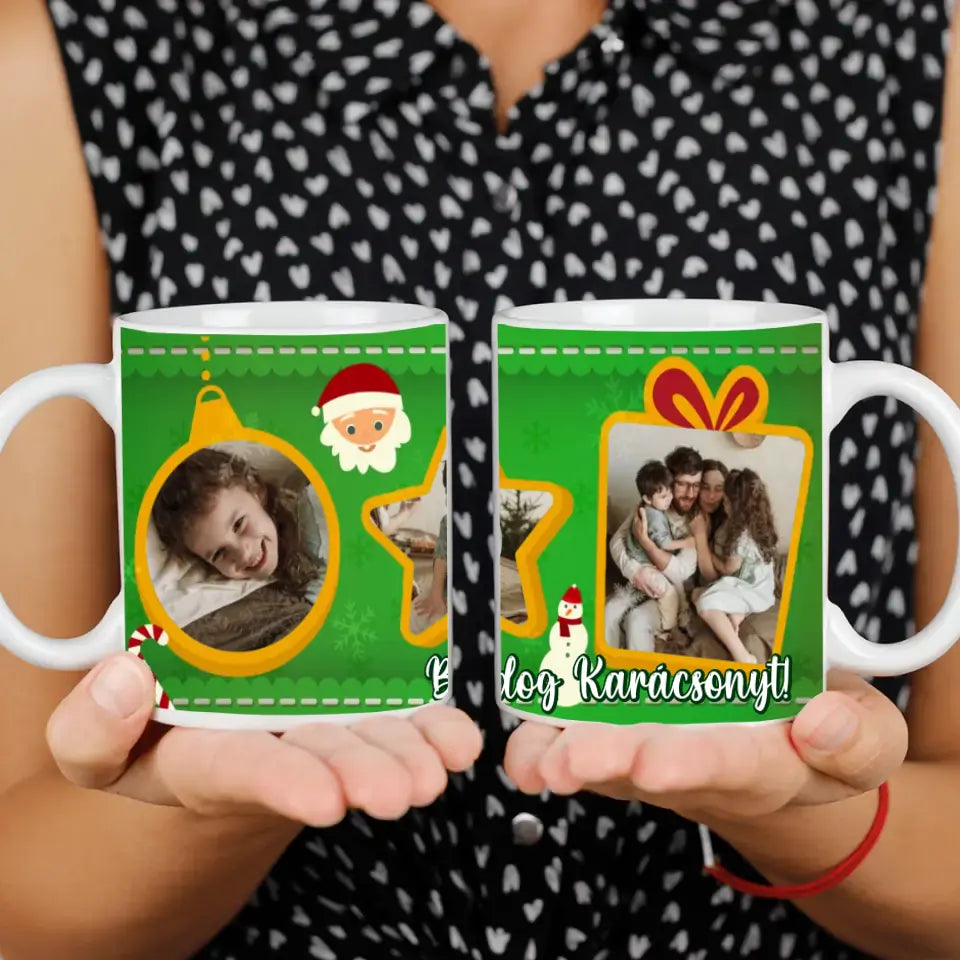 Karácsonyi bögre 3 képpel