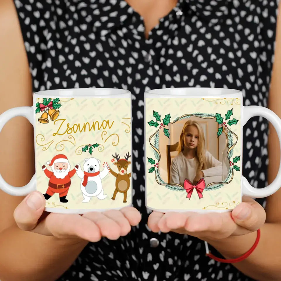 Fotós karácsonyi ajándék bögre