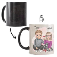 Valentin napi cuki páros bögre