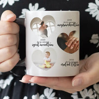 Egyedi képes mérföldkő bögre