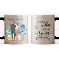 Családos nyári bögre