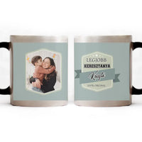 A legjobb Keresztanya bögre egyedi képpel és névvel