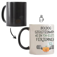 Tökéletes férj egyedi képes vicces szülinapi bögre