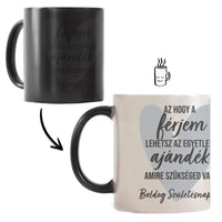 Az hogy a férjem lehetsz egyedi képes vicces szülinapi bögre