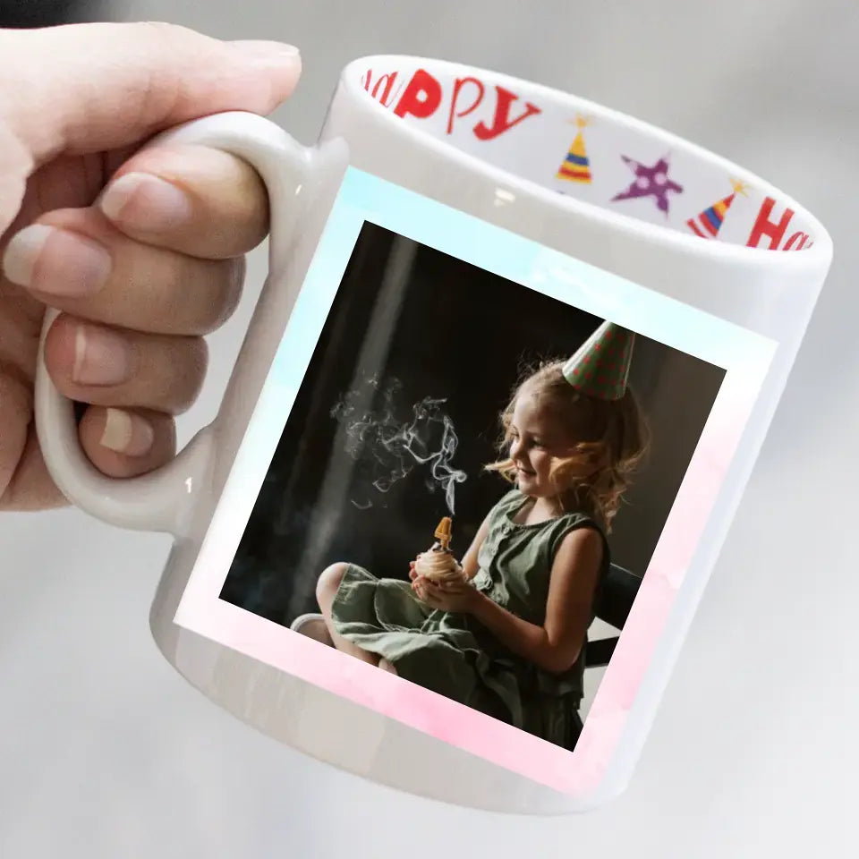 Egyedi neves unikornis szülinapi bögre lányoknak