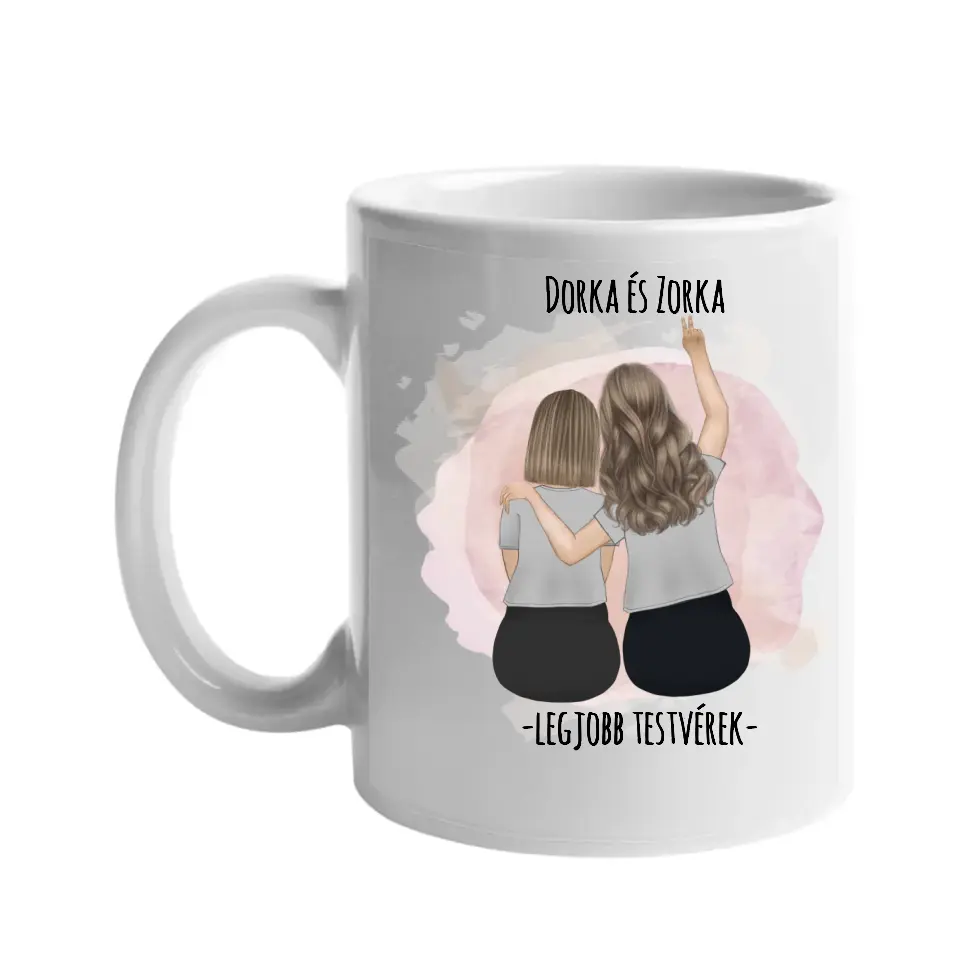 Legjobb barátnős bögre 2-3-4-5 fővel