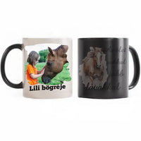 Az élet sokkal jobb lovakkal bögre képpel