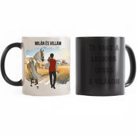 Egyedi lovas bögre férfiaknak