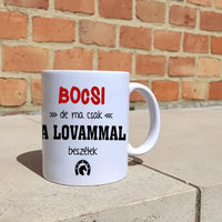 Ma csak a lovammal beszélek bögre képpel