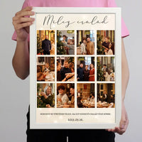 Karácsonyi 12 képes falikép 