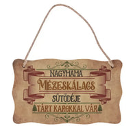 Mézeskalács egyedi dísztábla ajtókopogtató