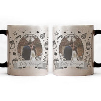 Rajzolt karácsonyi ajándék bögre egyedi képpel