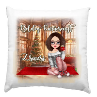 Legjobb barátnős karácsonyi ajándék párna választható karakterekkel