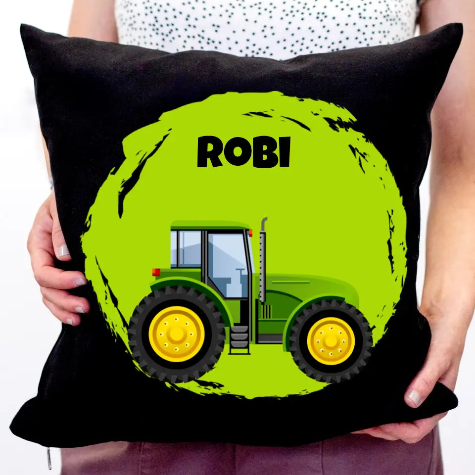 Választható járműves fekete párna