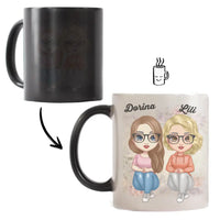 Cuki karakteres legjobb barátnő bögre