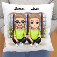 Karácsonyi legjobb haver párna