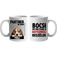 Ma csak a kutyámmal beszélek bögre szerkeszthető karakterekkel