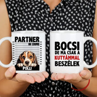 Ma csak a kutyámmal beszélek bögre szerkeszthető karakterekkel