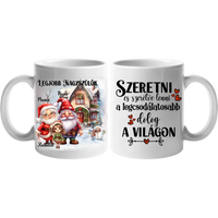 Legjobb nagyszülők bögre idézettel és szerkeszthető karakterekkel 