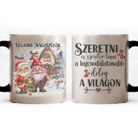 Legjobb nagyszülők bögre idézettel és szerkeszthető karakterekkel 