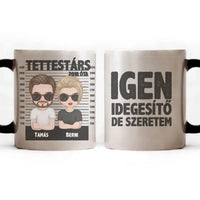 Egyedi bögre pároknak szerkeszthető karakterekkel