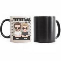 Egyedi bögre pároknak szerkeszthető karakterekkel