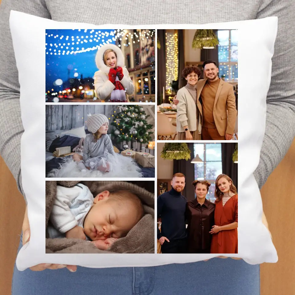 Egyedi fényképes párna 5 képpel