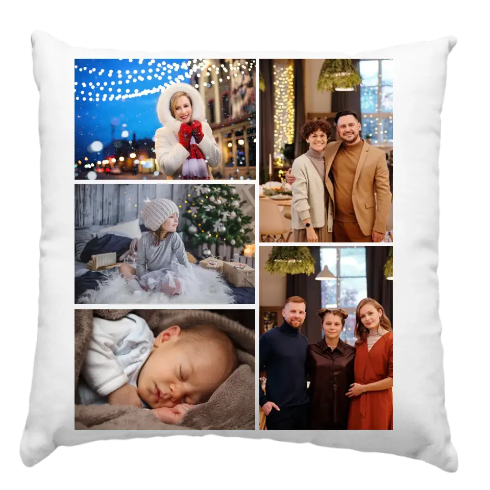 Egyedi fényképes párna 5 képpel