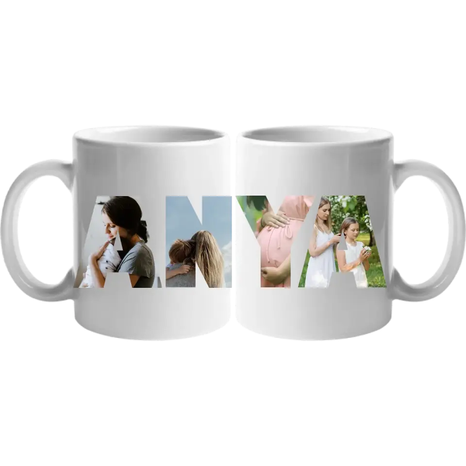 Anya feliratos bögre képekkel