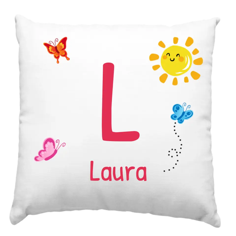 Monogramos gyerek párna