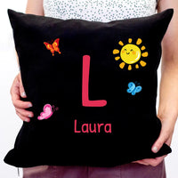 Monogramos gyerek párna