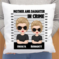 Anya és gyerekei szerkeszthető karakteres ajándék párna