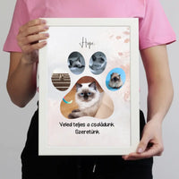 Cica tappancsos falikép