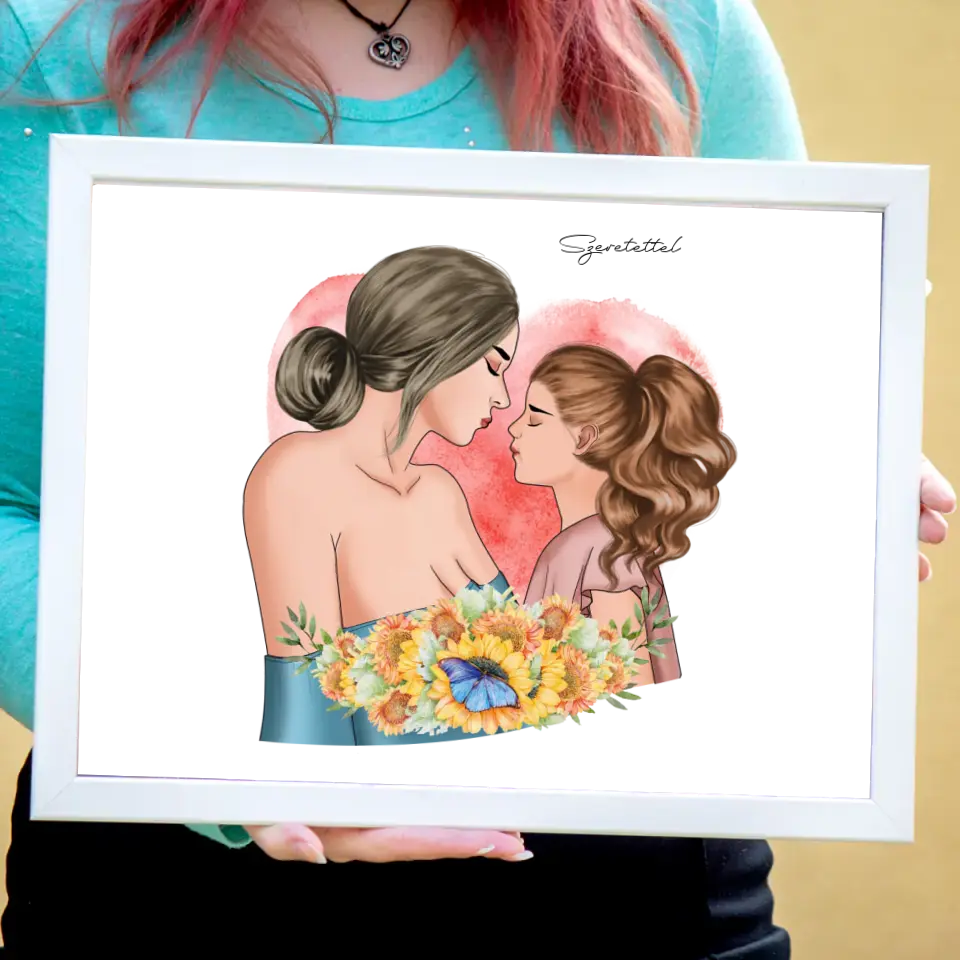 Anya lánya képkeret