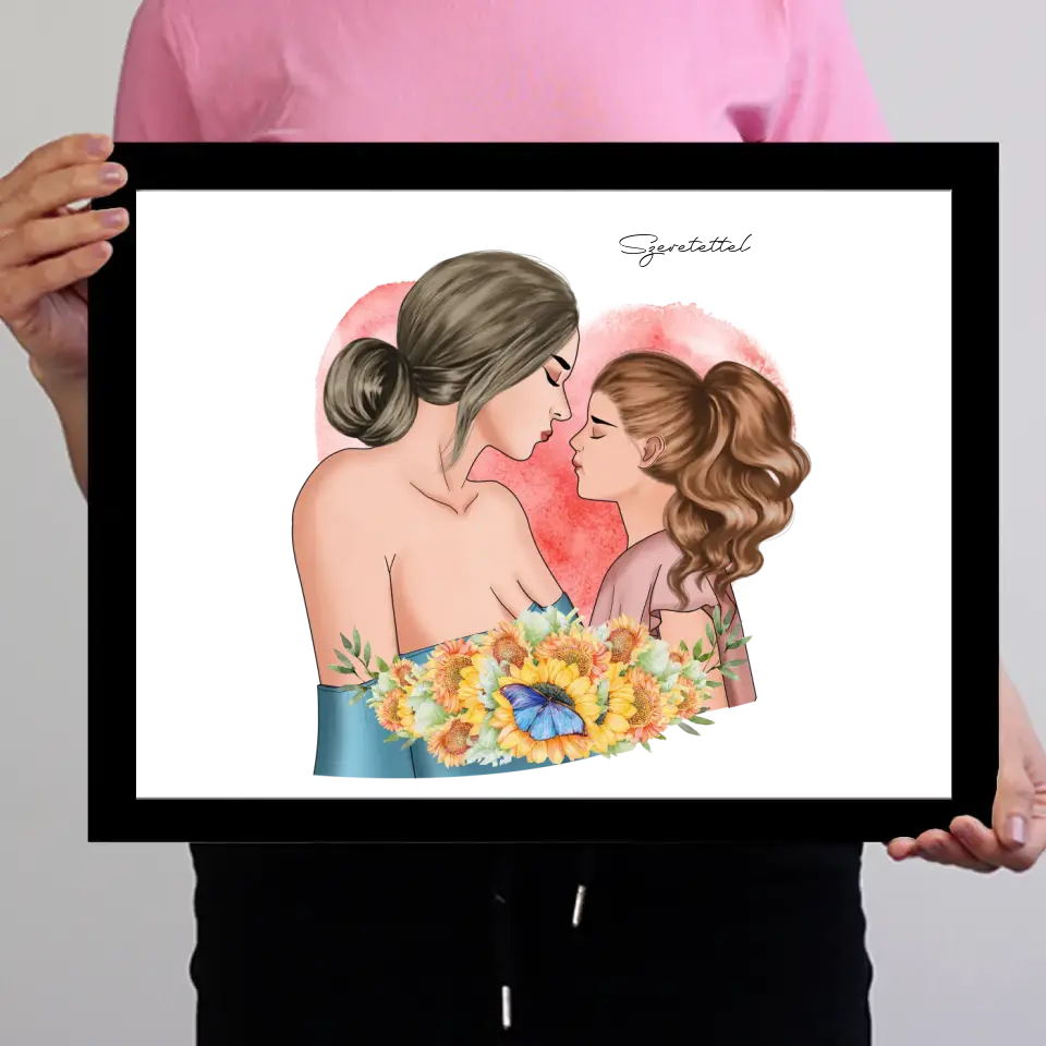 Anya lánya képkeret