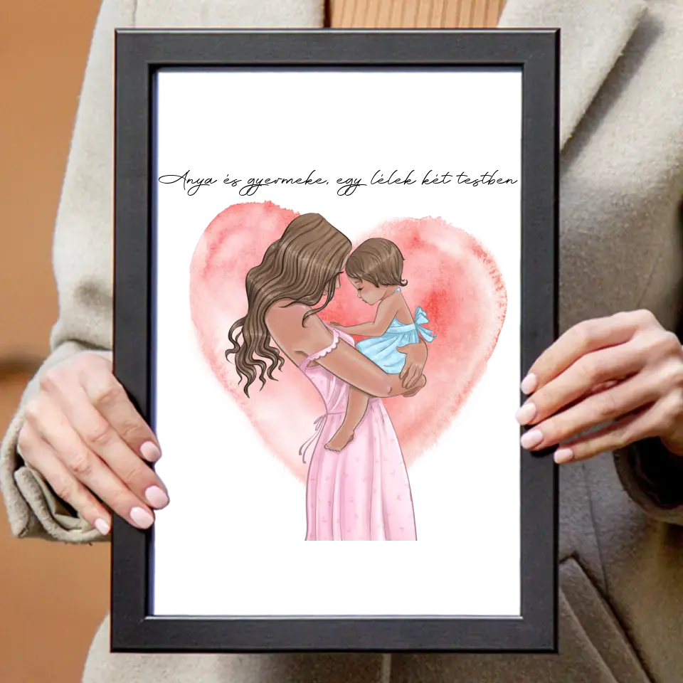 Anyák napi babás falikép