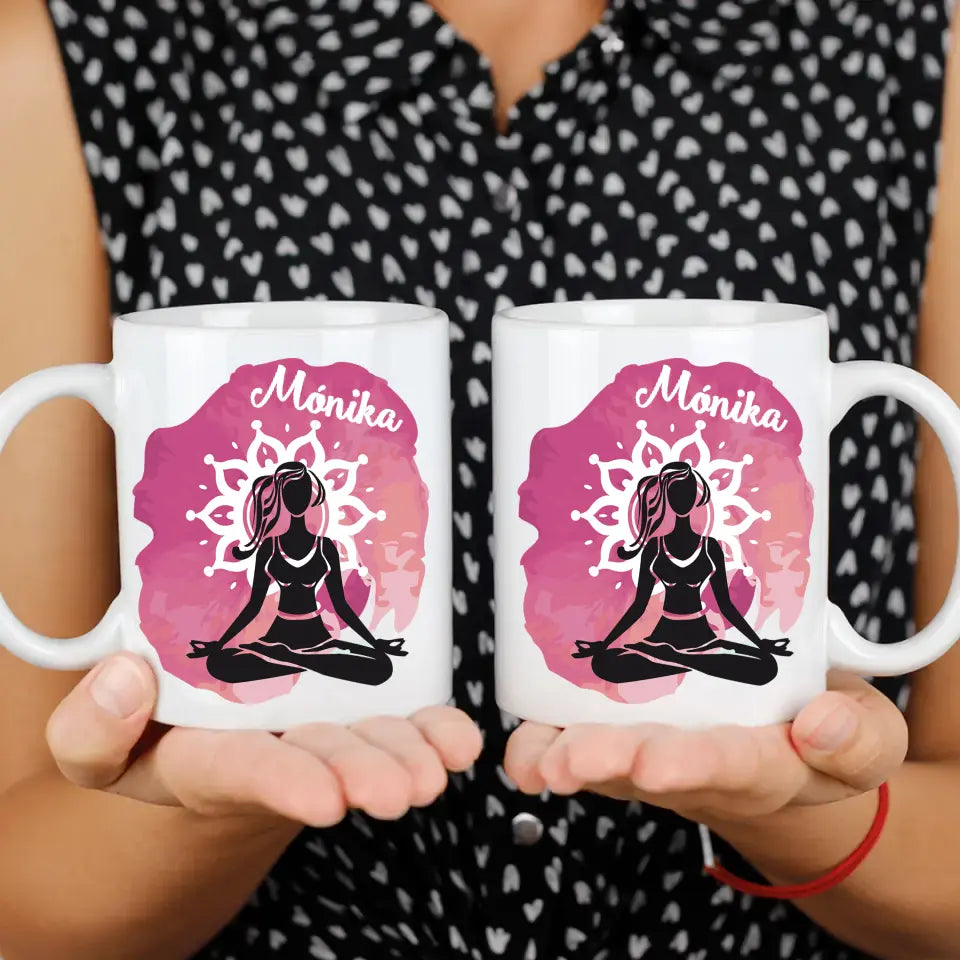 Egyedi neves meditációs bögre
