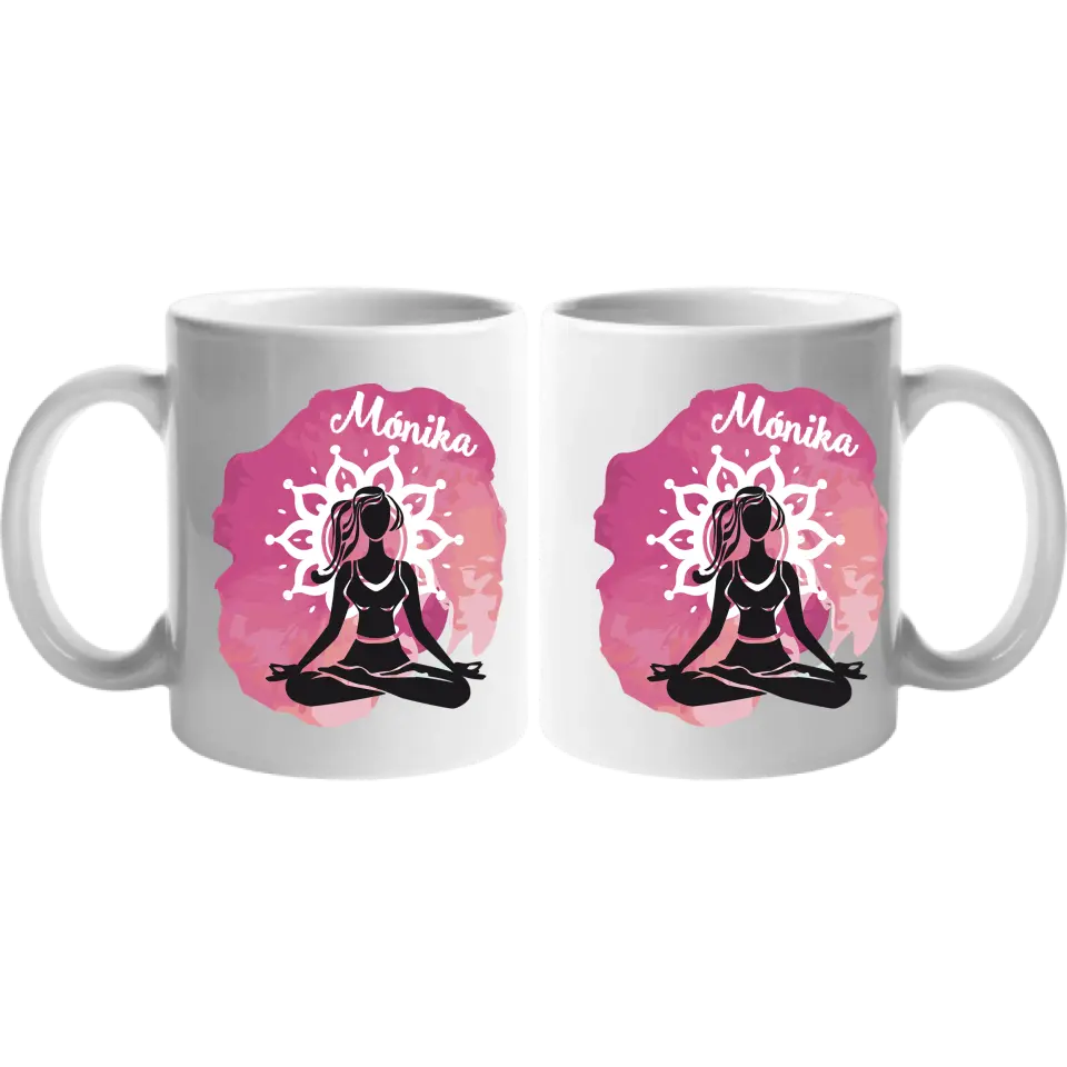 Egyedi neves meditációs bögre