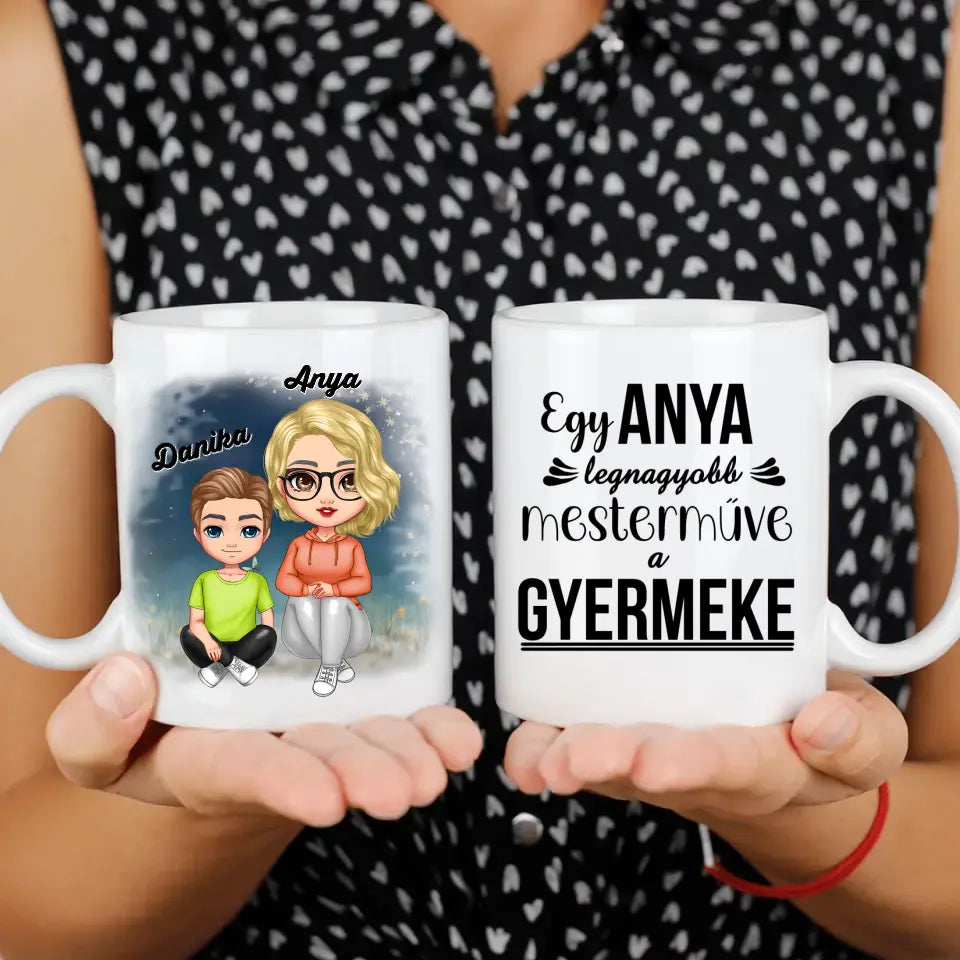 Cuki karakteres Anya-fia bögre