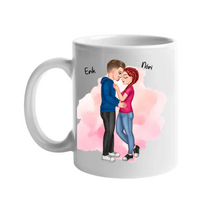 Valentin napi cuki ölelkezős bögre