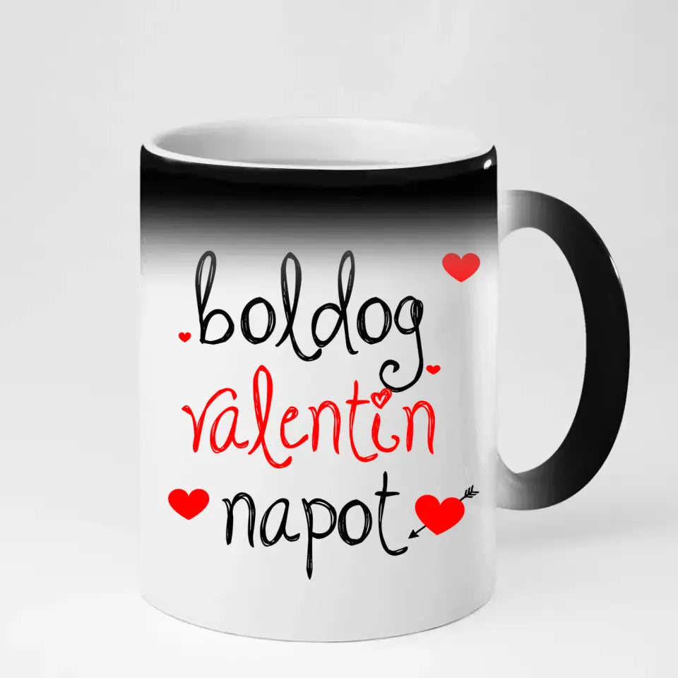 Valentin napi cuki ölelkezős bögre