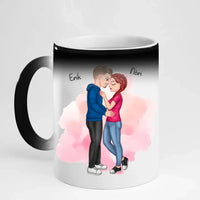 Valentin napi cuki ölelkezős bögre