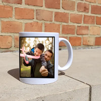 A tettestárs nevelőapa bögre fényképpel