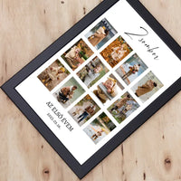 Első év fotókollázs falikép