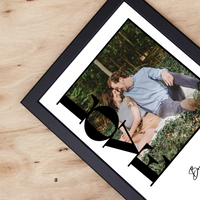 Love falikép egyedi felirattal