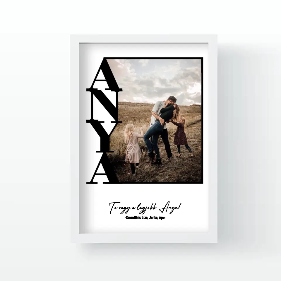 Egy képes Anya falikép keretben