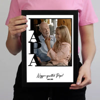 Egy képes Papa falikép keretben