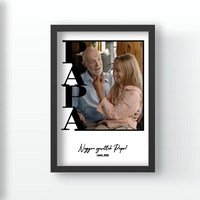 Egy képes Papa falikép keretben