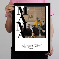 Egy képes Mama falikép keretben
